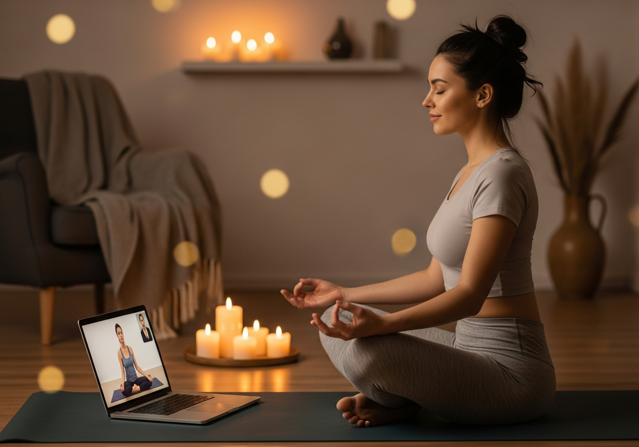 Живое онлайн-занятие дома